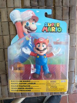 New Super Mario Raccoon Mario Action figure