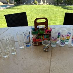  shot glasses (19)  $25 obo