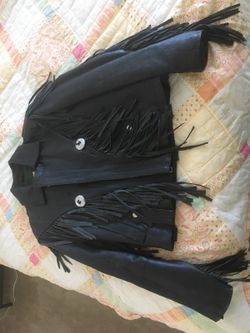 Men’s leather jacket size 38
