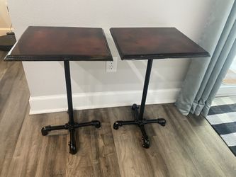 Hand Made Epoxy End Tables