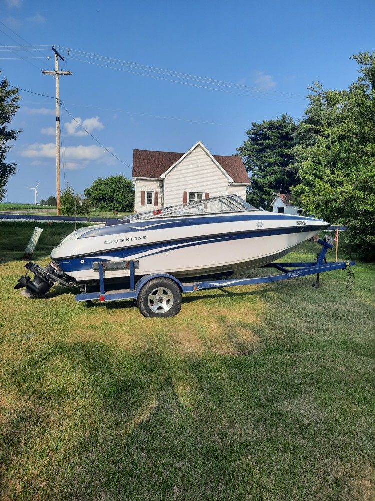 Crownline Boat And Trailer