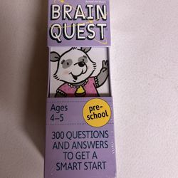Brain quest for preschoolers new  