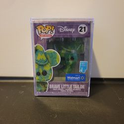 Funko Pop Disney Brave Little Tailor Mickey Walmart Exclusive Art Series #21