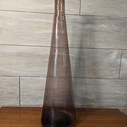 Vintage Empoli Amethyst Glass Vase 
