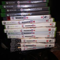 Ps3/Xbox360/Xbox1 Sports Games