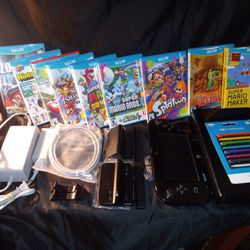 Nintendo Wii U Rare Complete Set Genuine All Deluxe Set Games