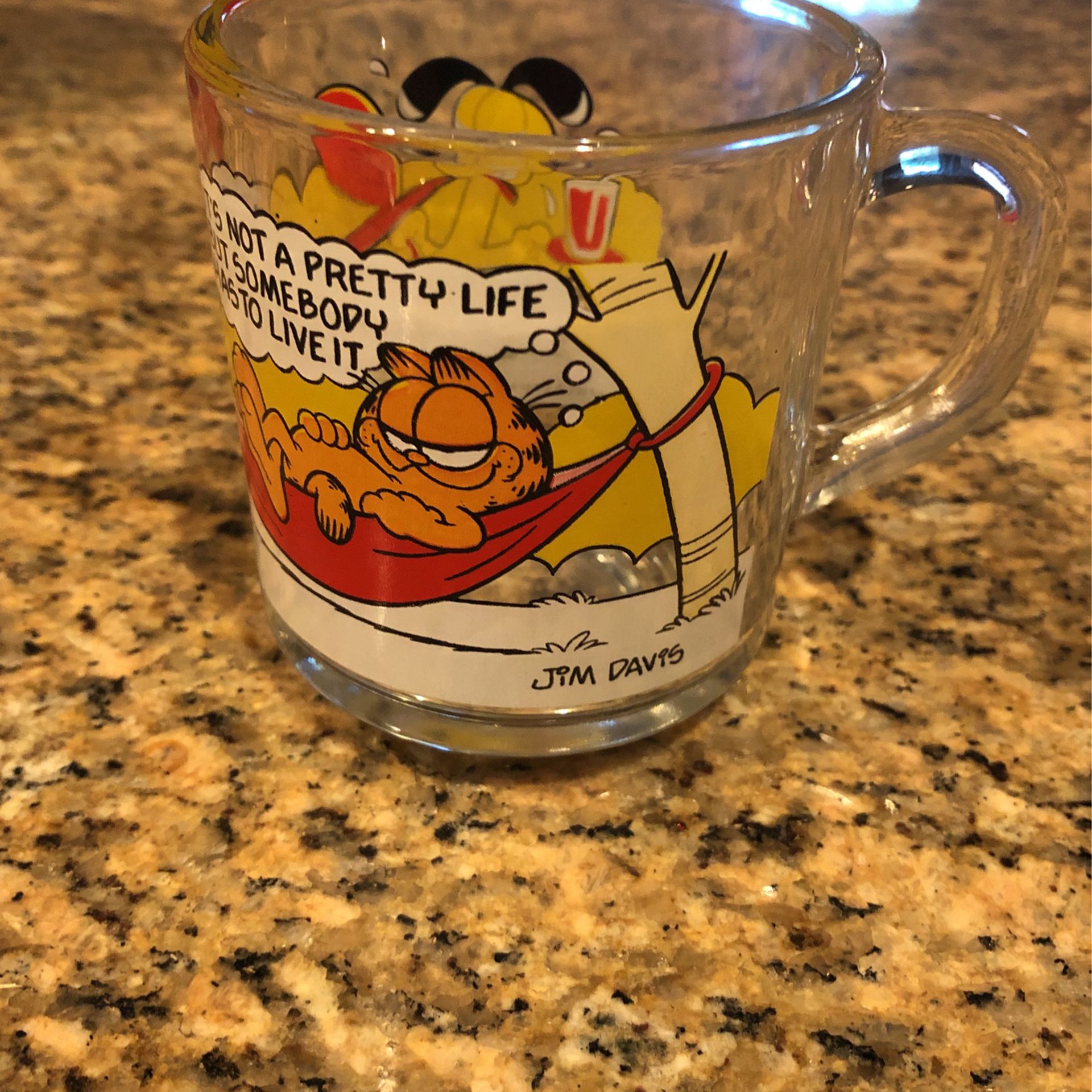 Garfield Collectors Glass 