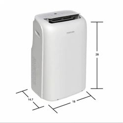 Toshiba 6,000 BTU Portable Air Conditioner Cools 250 Sq. Ft.
