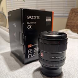 Sony Lens FE24mm F1.4 GM 