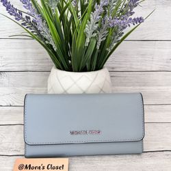 Michael Kors Blue Wallet 