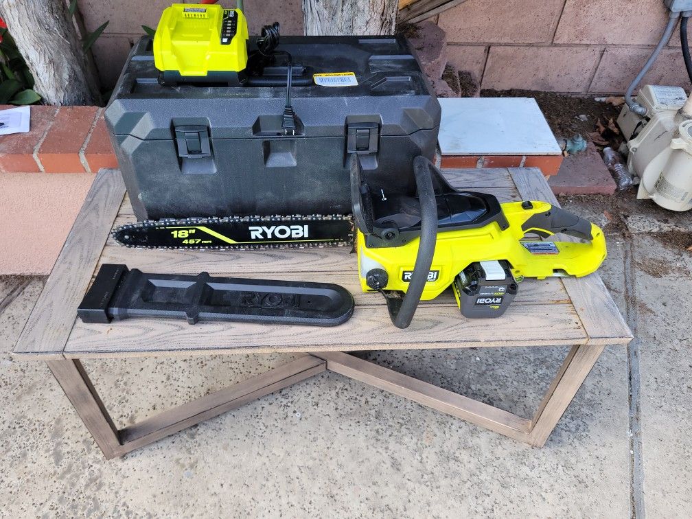 Ryobi 40v 18in Chain Saw