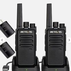 Retevis RT68 Walkie Talkies Rechargeable,Portable FRS Two-Way Radios for Adults,Heavy Duty 2 Way Radios Long Range