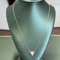Diamond Pendant And Necklace Combo 