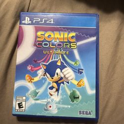 PS4 - Sonic Colors Ultimate