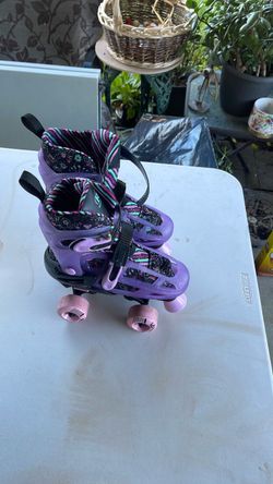 Kids Purple Quad Roller Skates