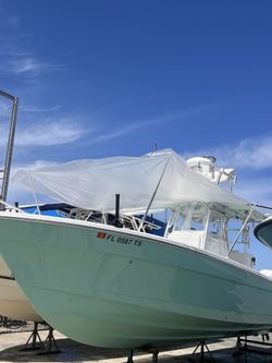 Custom Boat sunshade