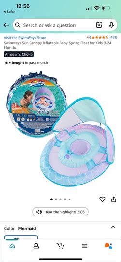 SwimWays Baby Float