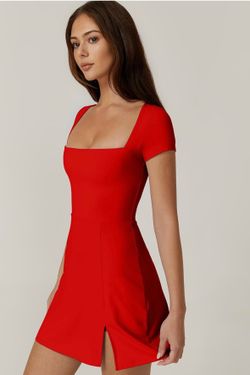 Red Tennis Dress no tags NEW Medium