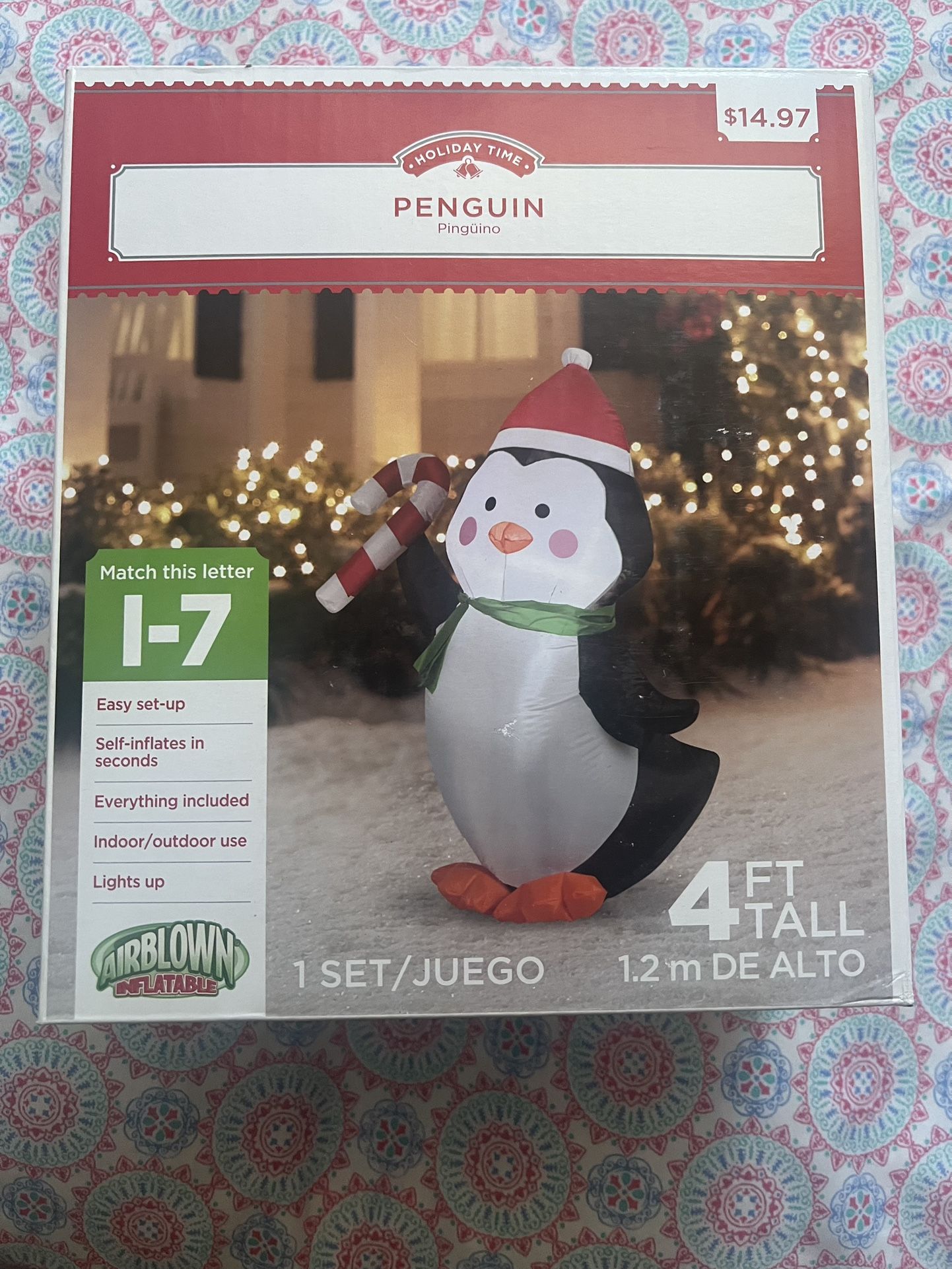 Christmas Penguin 🐧 4ft. Airblown