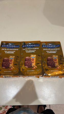 Ghirardelli Jack O'Lanterns Milk Chocolate Caramel – 3 Pack