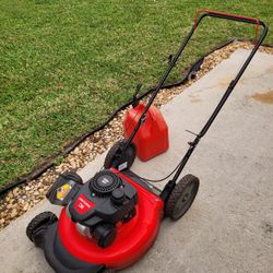 Craftsman 21 Inch Lawn Mower & 5 Gal Gas Can
