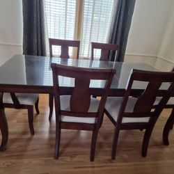 Cherry Extendable Dining Room Set