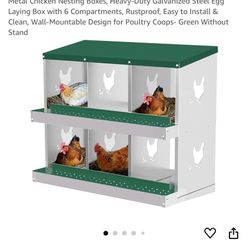 Chicken Nesting Box Bnib