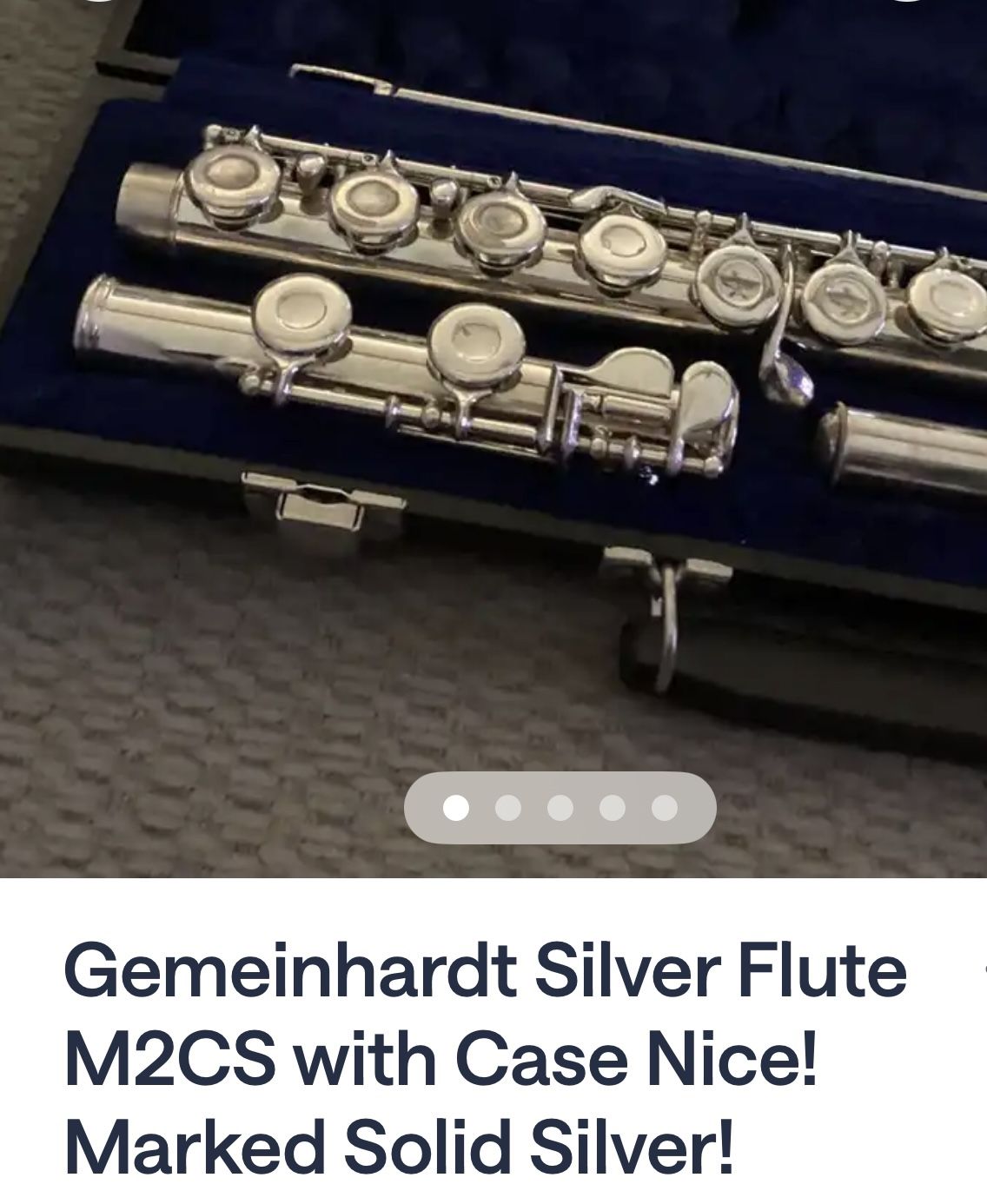 Gemeinhardt Flute