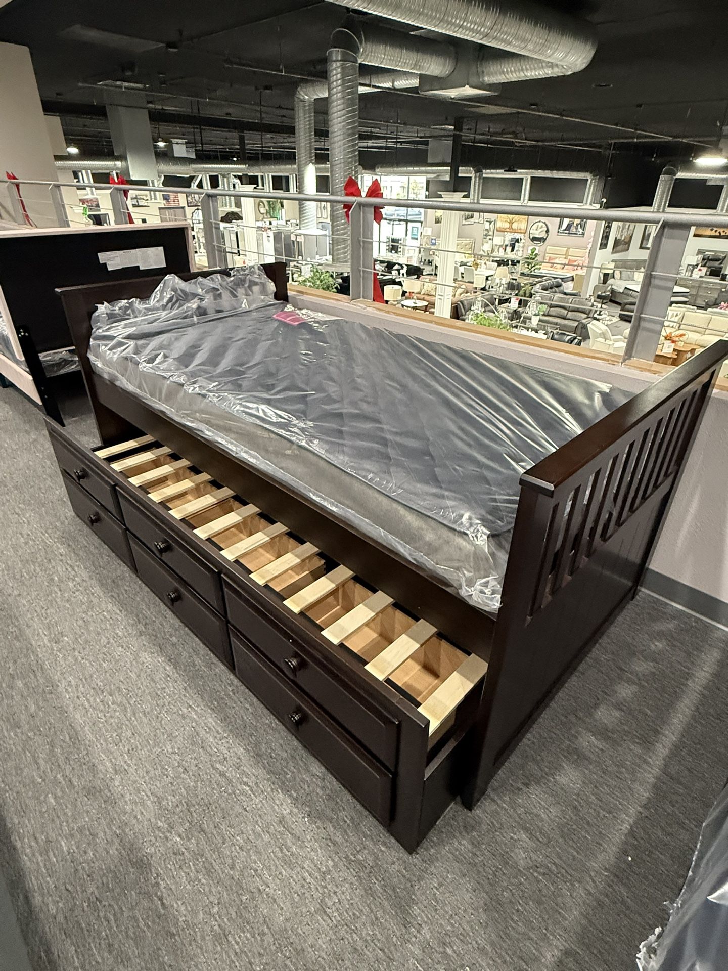 Twin Trundle Bed Frame With Storage
