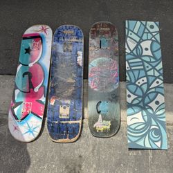 Skateboard Decks And Grip tape 