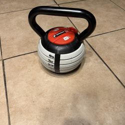 Titan Adjustable Kettlebell 8-40lbs weights 