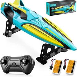 4DRC Fast RC Boat for Pools  2.4GHz High Speed RC Racing Boats for Lakes