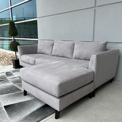 Luxurious Grey Sectional 