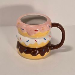 Stacked Donut Ceramic Coffee Mug