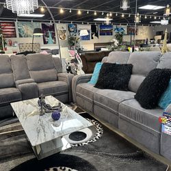 Beautiful Furniture Sofa Loveseat Manuel 4Recliners Starting At $999