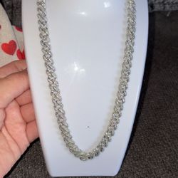 GLD Diamond Cuban Necklace 