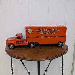 Vintage TONKA Allied Van Lines Semi Truck Trailer And Cab