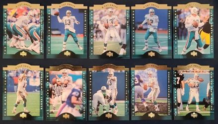 21 VARIOUS NFL CARDS FOR SALE IN NM-MT CONDITION FOR SALE