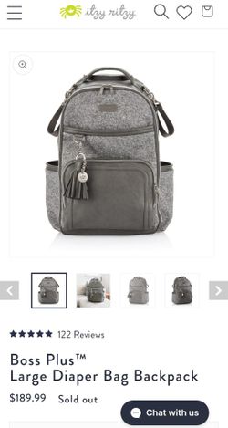 Itzy Ritzy Boss Plus Diaper Backpack
