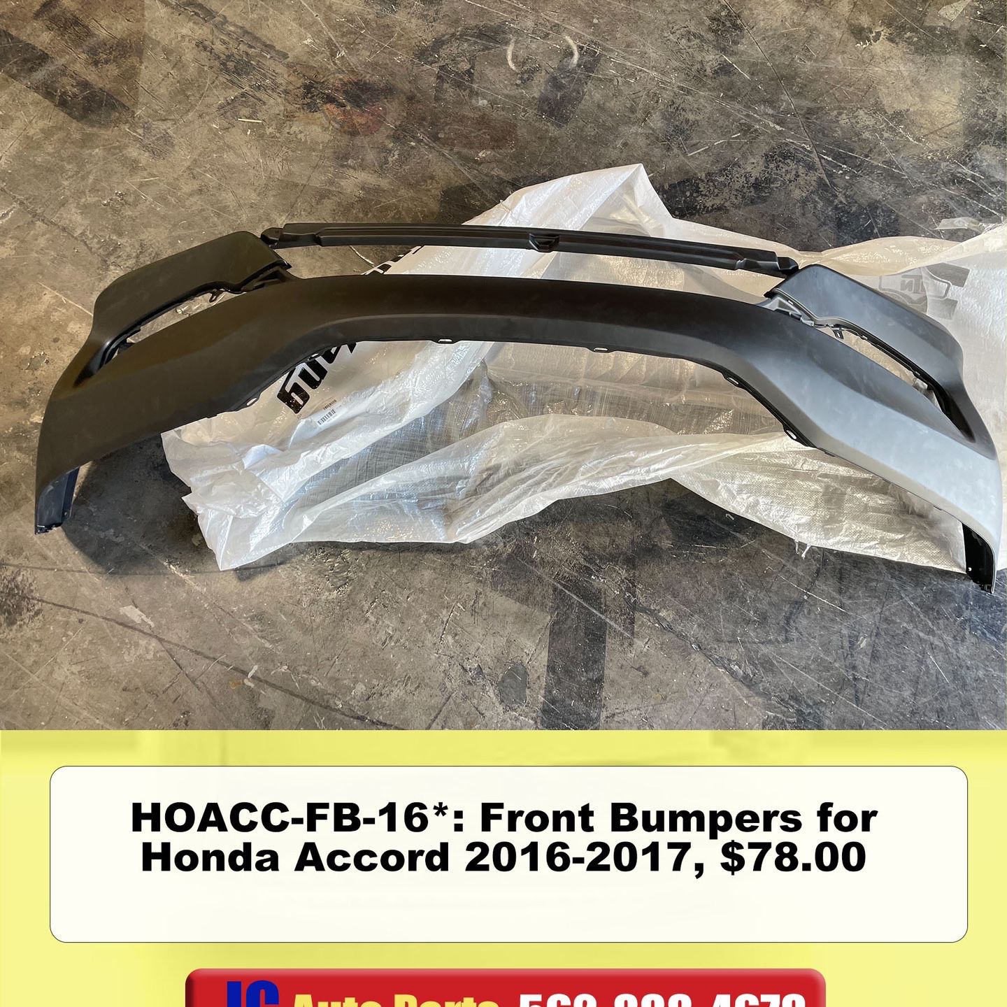 Front Bumpers for Honda Accord 2016 2017