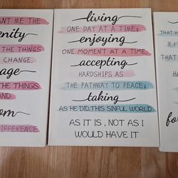 (USED) Inspirational Wall decor