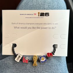 Bank of America World Cup 2026 FIFA Charm Bracelet