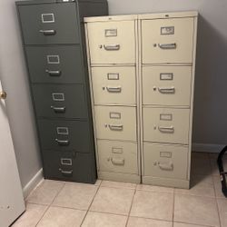 Filing Cabinet Metal $10 Each 