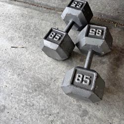 85 Pound Dumbbells 