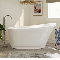 Soaking Freestanding Bathtub 59 inches Brand new  