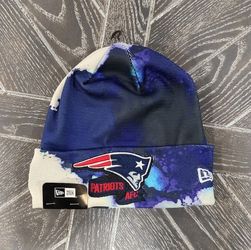 NWT New Era New England Patriots Sideline Ink Dye Cuffed Knit Hat