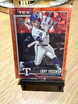 2026 Topps Cody Freeman # /25 Orange Foil Parallel SP Rookie RC