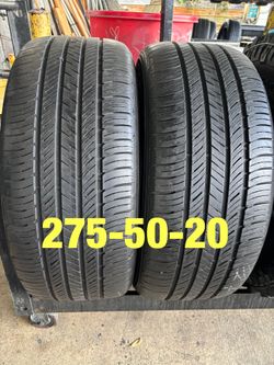 2 used tires 275/50/20 Kumho