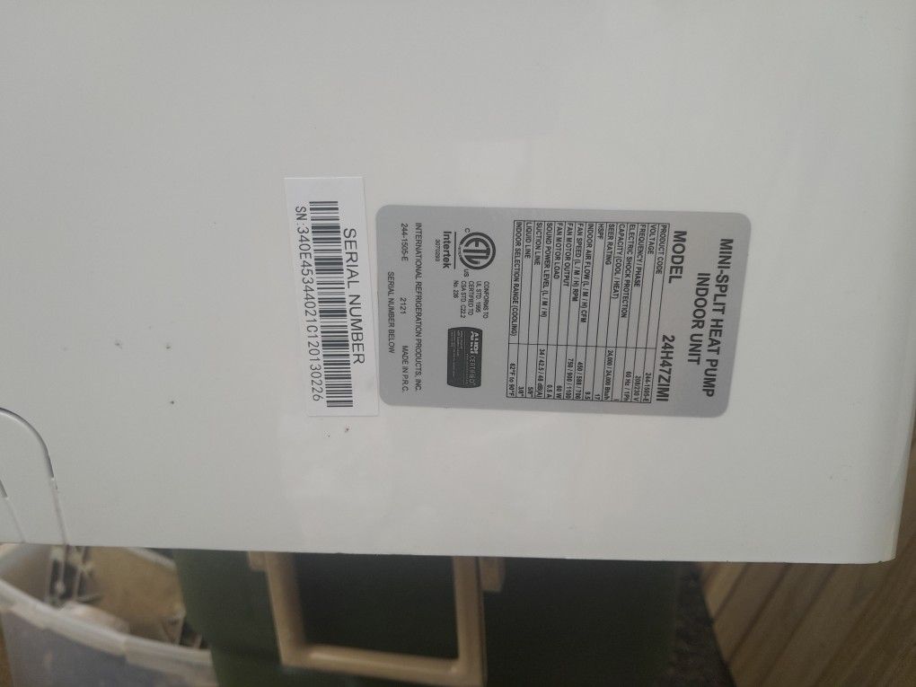 Mini Split Heat Pump Indoorunt
