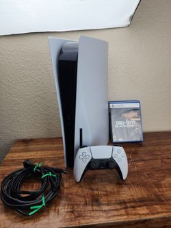 Playstation 5 Disk Edition With Controller and 2 games